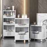 Multi-Layer Laundry Basket with Wheels - Vertical Space-Saving Dirty Clothes Storage Organizer for Bathroom & Bedroom