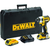 Dewalt 18V, 2.0Ah, 6.35mm, 3 Speed Impact Driver, Brushless (DCF887D2-QW)