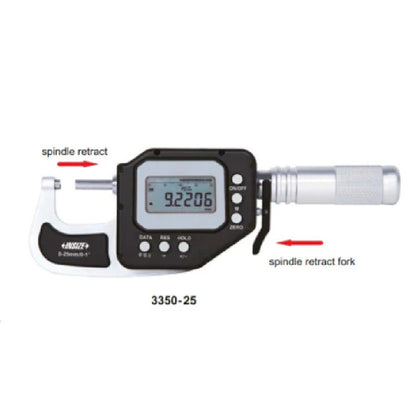 Insize High precision digital micrometer / snap gauge - 3350