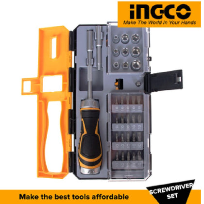 Ingco 33 Pcs Screwdriver Set
