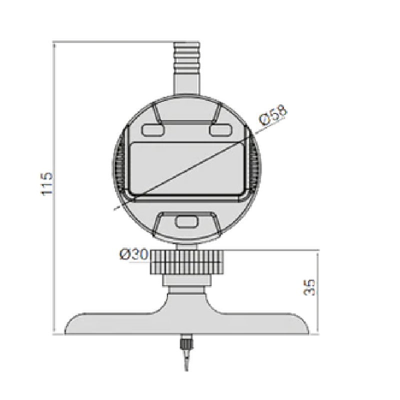 Digital Dial Depth Gauge