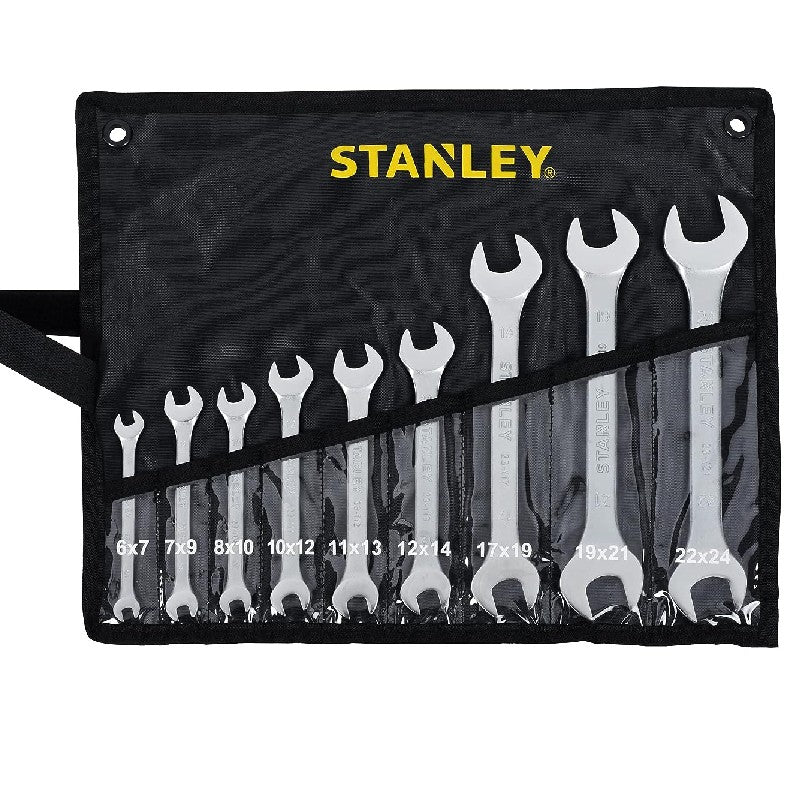Stanley Double Open End Sapnner 9 Pcs Set ANSI STMT23124