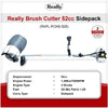 Really Stainless Steel 52 Cc Brush Cutter (RAPL-PCHS-52S)