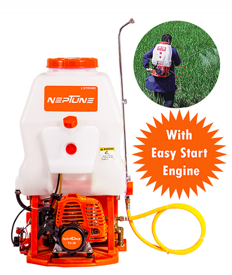 Neptune knapsack sprayer with 2 stroke engine NF-708 TU34 Engine