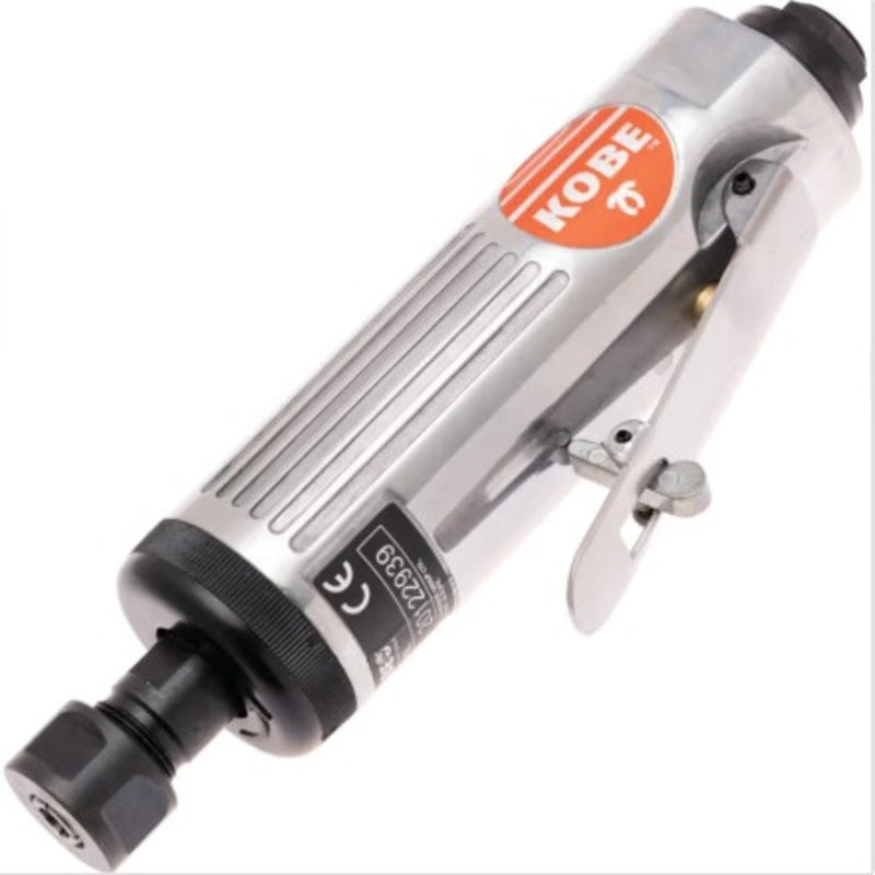 Kobe Red Linegd2206l - 6.0mm Inline Die Grinder With Safety Lever Throttle 23000 Rpm