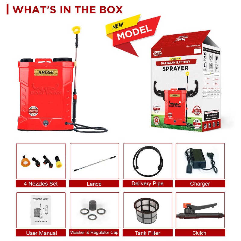 Balwaan Bs 22 Battery Sprayer Bs2-1208