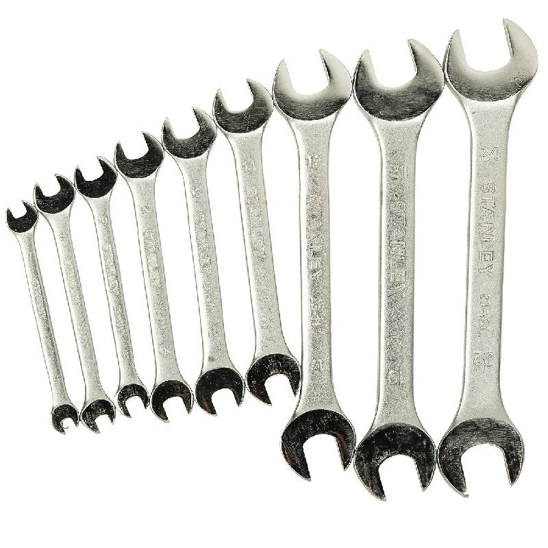 Stanley Double Open End Sapnner 9 Pcs Set ANSI STMT23124