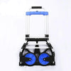 Hefty heavy duty fully foldable aluminum luggage trolley 100kg