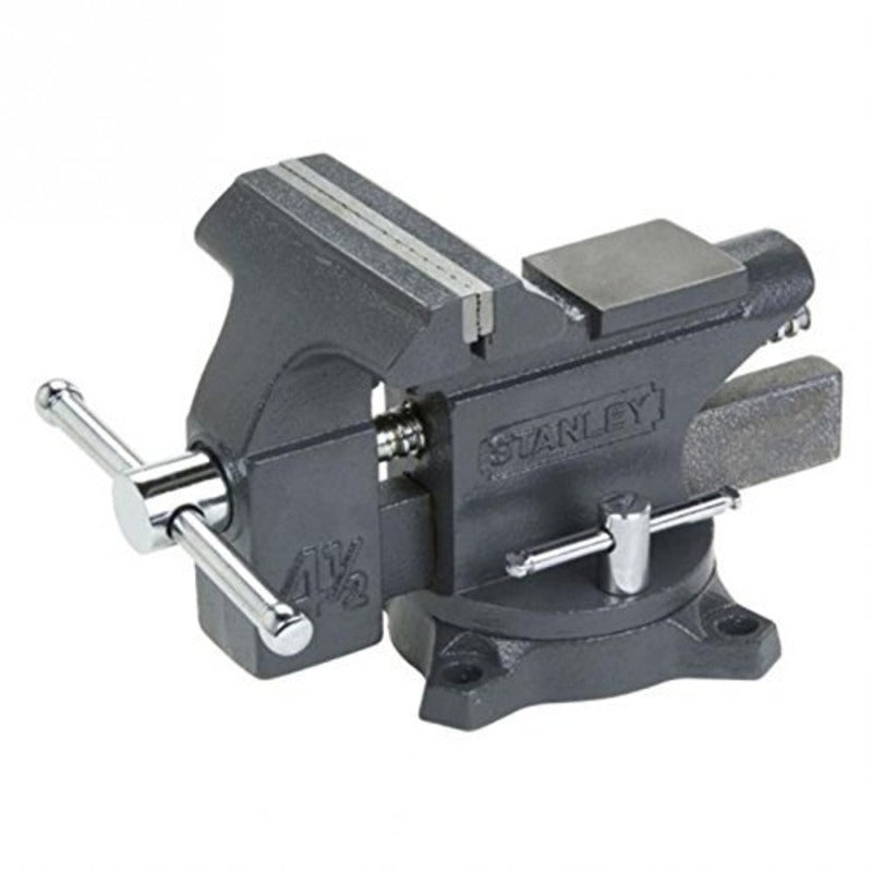 Stanley  Heavy Duty Chrome-plated  Bench Vice