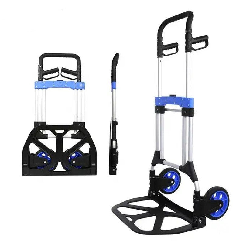 Hefty heavy duty fully foldable aluminum trolley 200kg