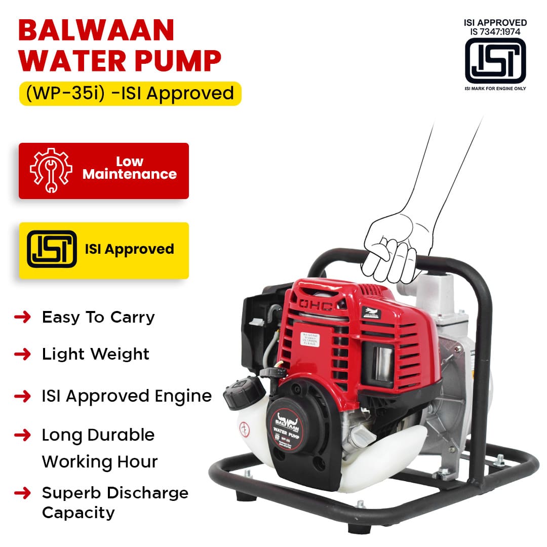Balwaan 1 Inch Water Pump Wp-35i -Isi