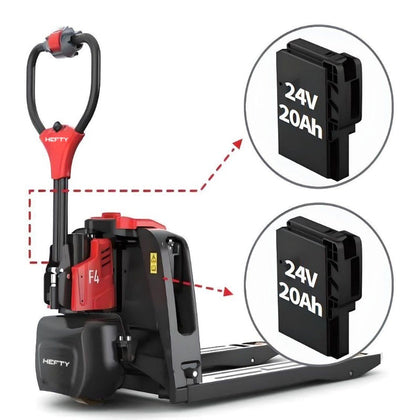 Hefty Heavy-Duty Electric Pallet Truck