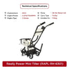 Really 3 HP 2 Stroke 63cc Mini Power Tiller (RAPL-RH-6301)