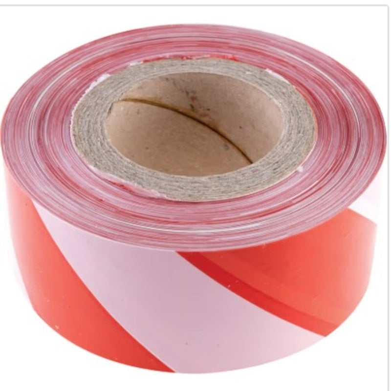 Avon Barrier Tape Red/White 500m