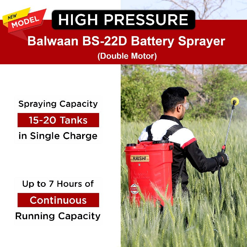 Balwaan Bs 22d Battery Sprayer Bs2-1208