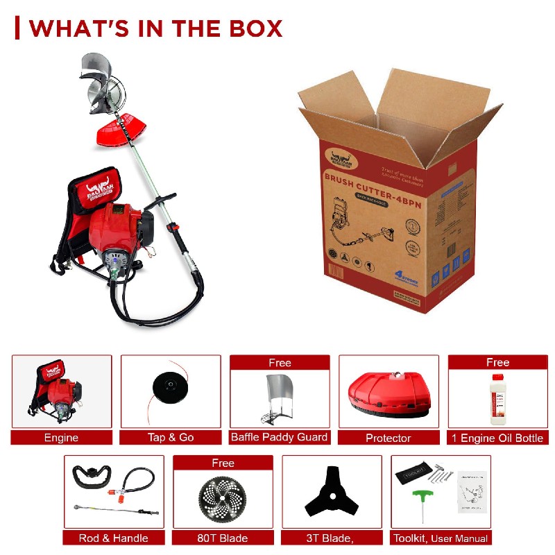 Balwaan Back Pack Bx 50b Brush Cutter Bbc-4bpn -Pro