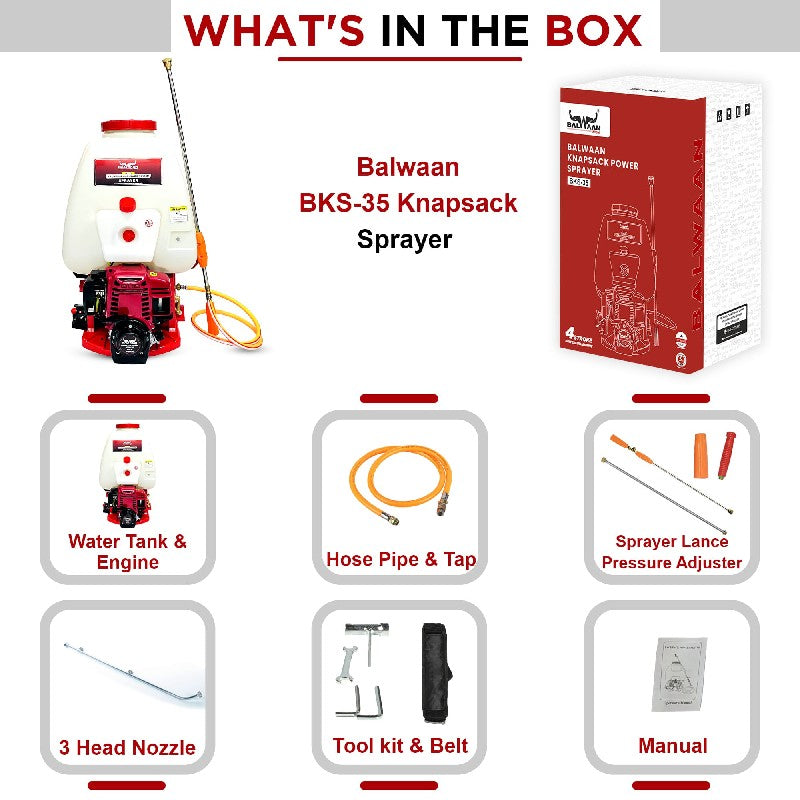 Balwaan Bks 35 Knapsack Sprayer -Eco