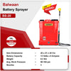 Balwaan Bs 20 Battery Sprayer Bs2-1208