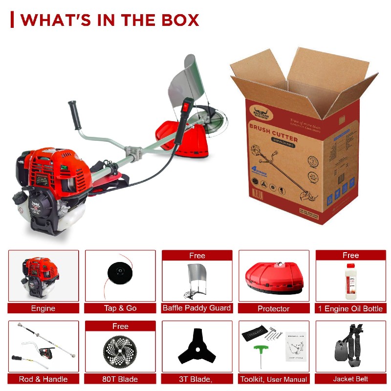 Balwaan Side Pack Bx 50 Brush Cutter Bbc-4spn -Pro