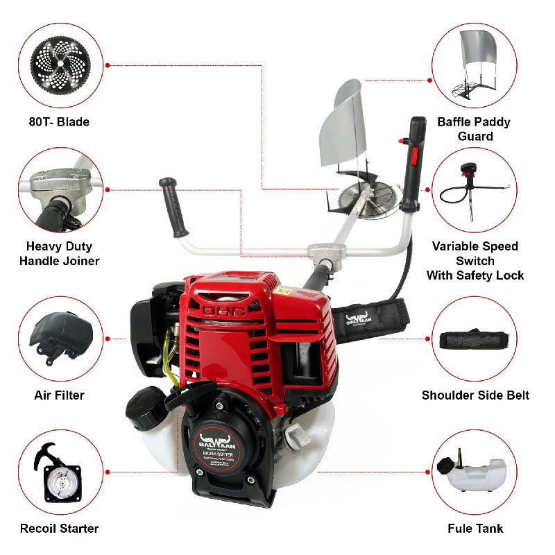 Balwaan Side Pack Bx 35 Brush Cutter Bbc-4spn -Eco