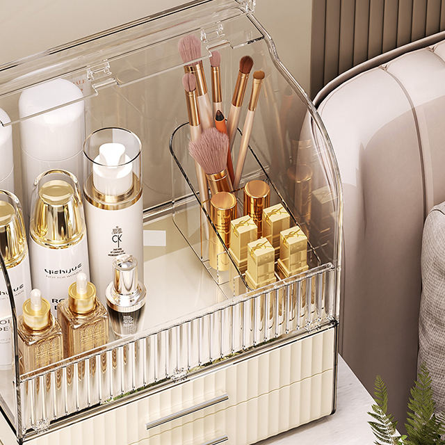 The Ultimate High-Clarity Cosmetic Showcase: 360° Visibility Case