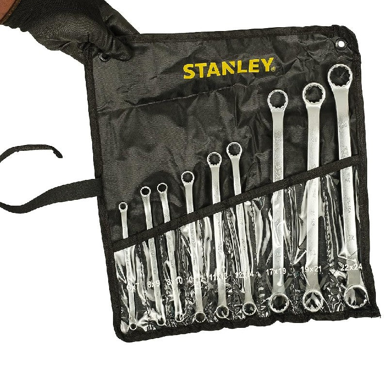 Stanley Shallow Offset Ring Spanner 9 Pcs Set ANSI STMT25147
