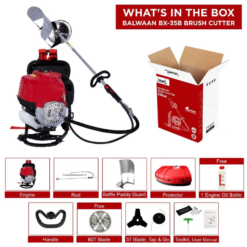 Balwaan Back Pack Bx 35b Brush Cutter Bbc-4bpn -Eco