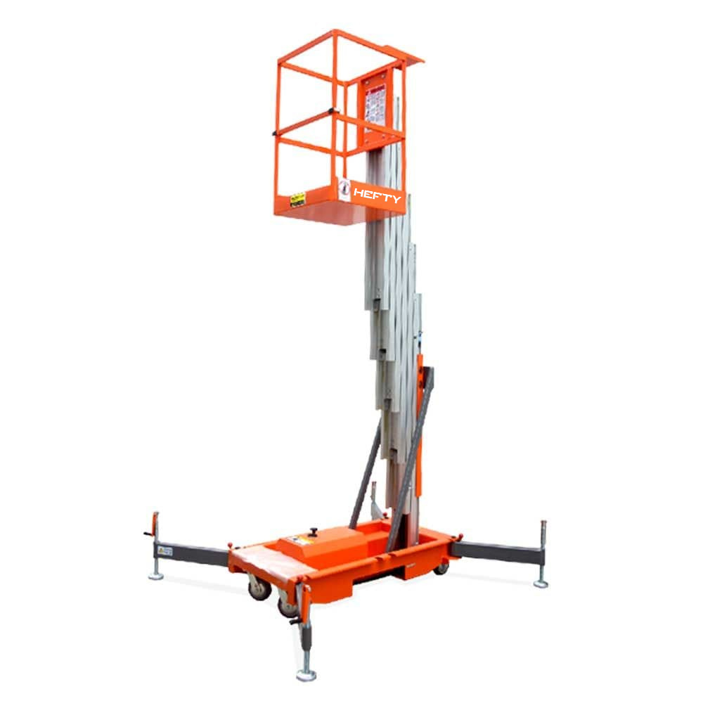 Hefty Aluminum Single Mast Vertical Lift