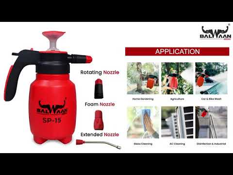 Balwaan Sp 15 Manual Hand Sprayer 3 in 1