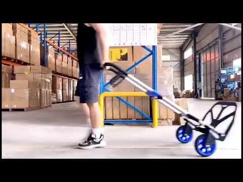 Hefty heavy duty fully foldable aluminum trolley 200kg