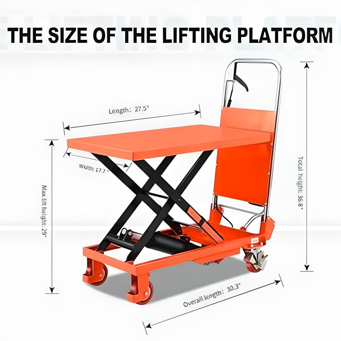 Hefty Heavy-Duty Scissor Lift table 1000kg 1.3M