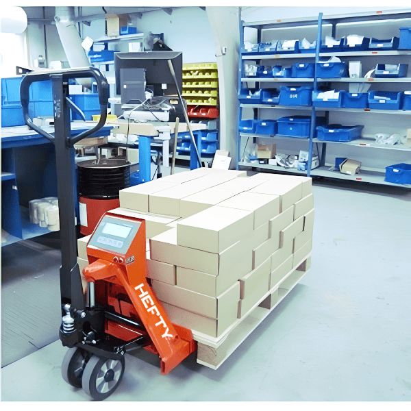 Hefty Heavy-Duty Weighing Scale Pallet Truck