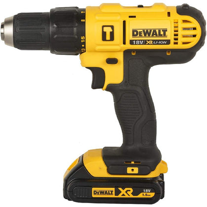 Dewalt 18V, 1.5Ah, 13mm Hammer Drill Driver (DCD776S2-IN)