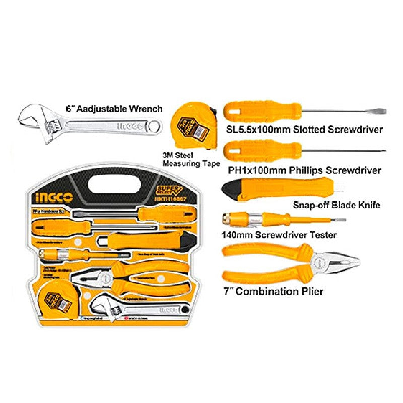 Ingco 7 Pcs Hand Tools Set