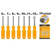 Ingco 7 Pcs Nut Screwdriver Set