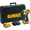 Dewalt 18V, 2.0Ah, 6.35mm, 3 Speed Impact Driver, Brushless (DCF887D2-QW)