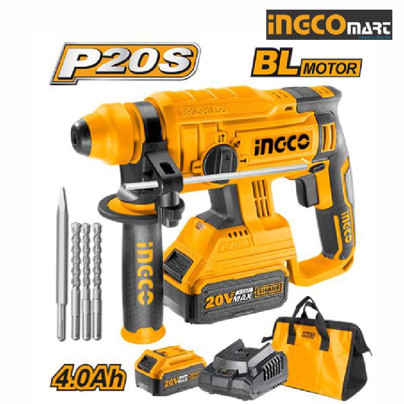 Ingco Lithium-Ion rotary hammer