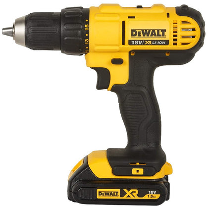 Dewalt 18V, 1.5Ah, 13mm Compact Drill Driver (DCD771S2-IN)