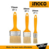 Ingco 3 Pcs Paint Brush Set