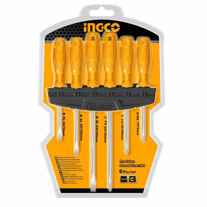 Ingco 6 Pcs Screwdriver Set