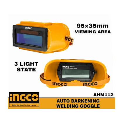 Ingco Auto-darkening  welding goggle