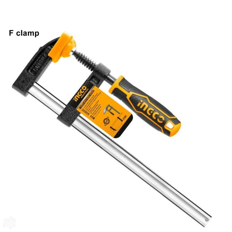 Ingco F Clamp With Plastic Handle