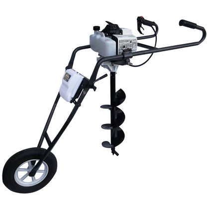 Really 63cc Trolley Earth Auger  For Drilling  2 Stroke