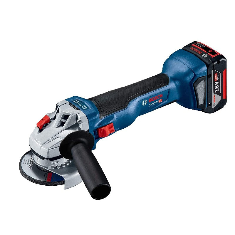 Bosch Professional Gws 18v-10 Cordless Small Angle Grinder (Brushless Motor, 100mm) (Blue)