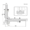 Insize Gear tooth vernier caliper - 1281