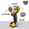 Dewalt 12V SUB-COMPACT IMPACT WRENCH (DCF902D2-KR)