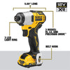 Dewalt 10.8V Li-Ion Compact Screwdriver (DCF610D2-QW)