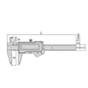 Insize Digital Vernier Caliper (IP67 Waterproof) - 1126