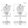 Insize Dial Depth Gauge - 2342-202