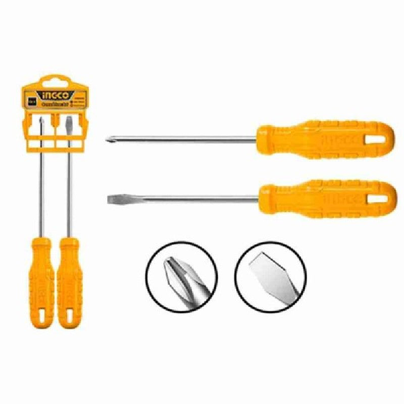Ingco 2 Pcs Screwdriver Set